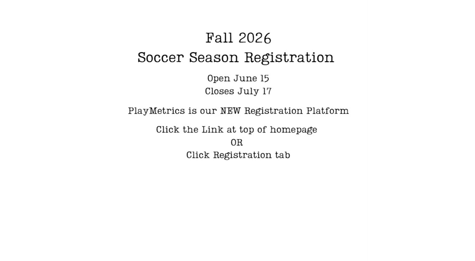 Fall 2026 Registration